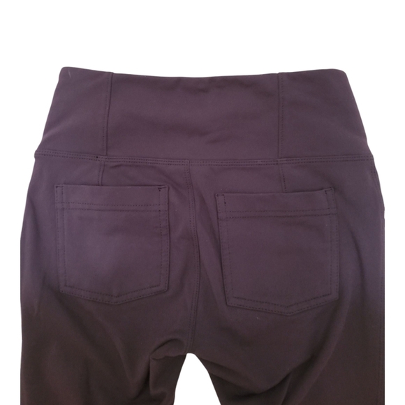 Athleta High Waisted Metro Leggings W/ Front & Back Pockets Plum Size XS - Picture 5 of 13